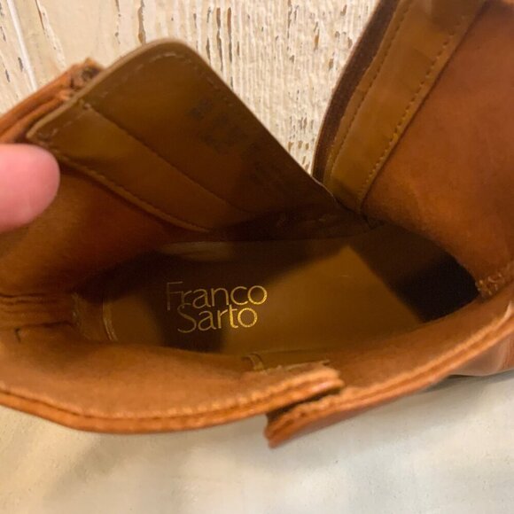 Franco Sarto Women's Bealy Ankle Bool Black size 6 Leather w/rubber sole - Picture 12 of 16